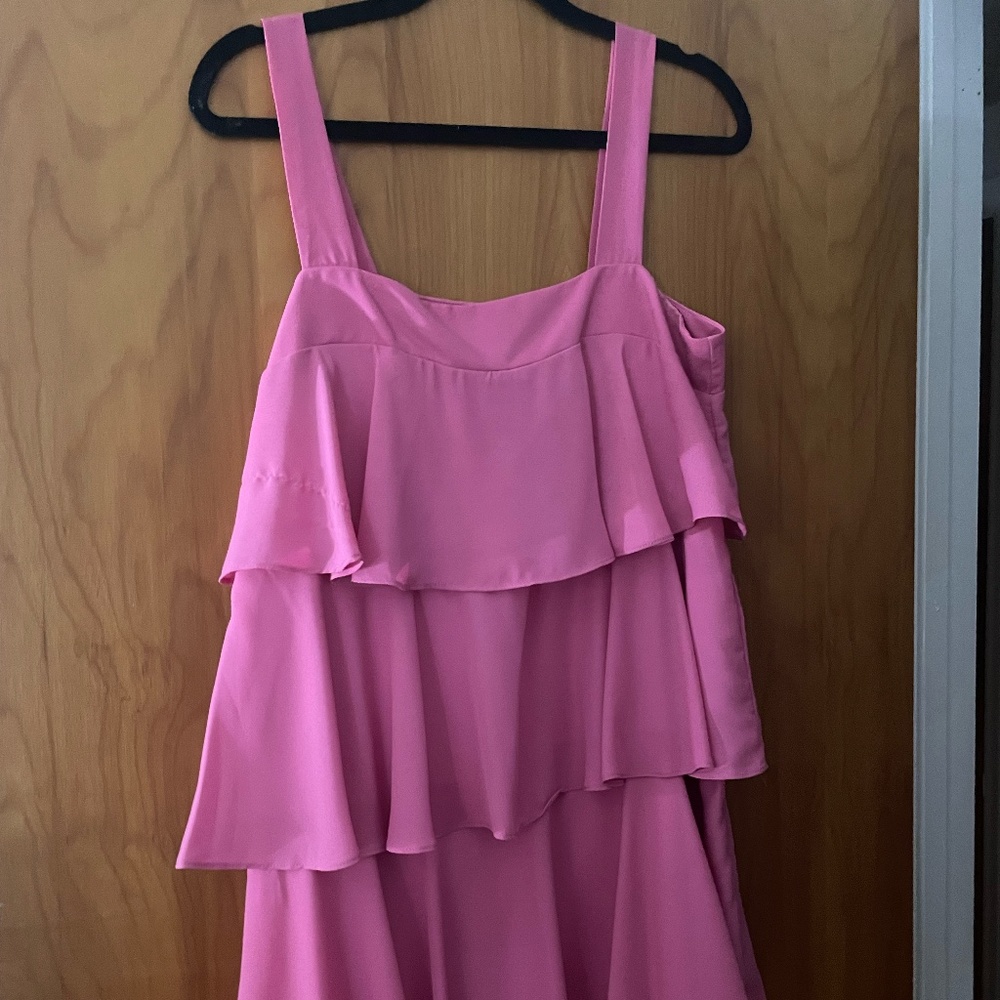 Pink Ruffle Dress